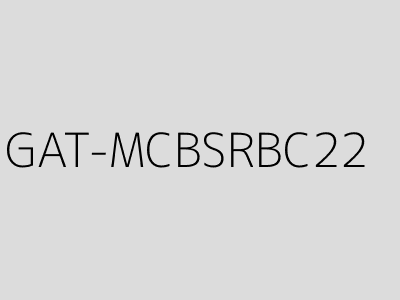 GAT-MCBSRBC22