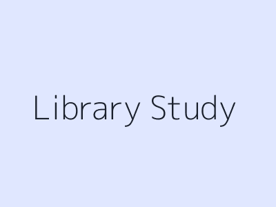 Students studying in library