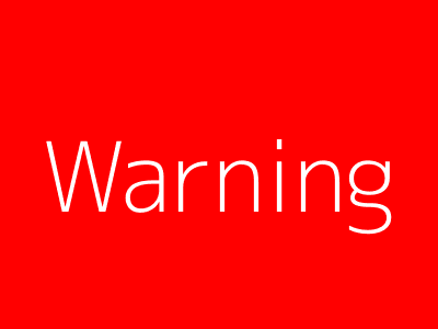 Warning