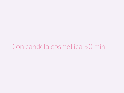 Con candela cosmetica 50 min