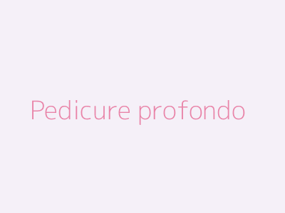 Pedicure profondo