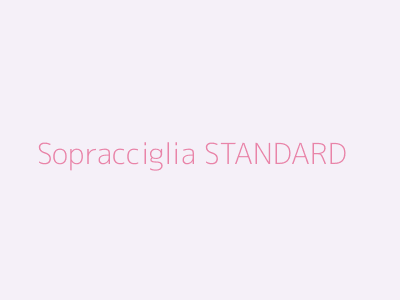 Sopracciglia STANDARD