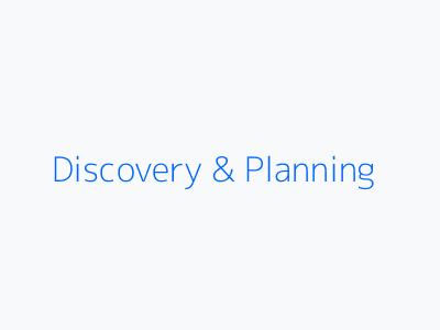 Discovery and Planning Phase