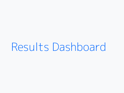 Results Dashboard