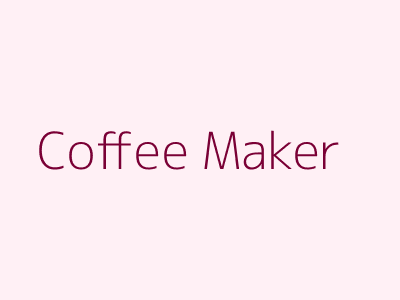 Coffee Maker Deluxe product image