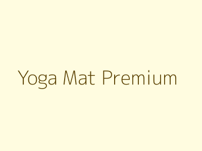 Yoga Mat Premium product image