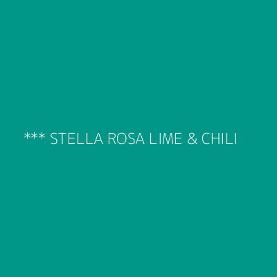 Product *** STELLA ROSA LIME & CHILI