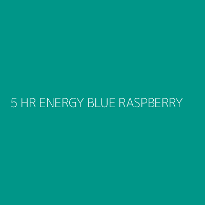 Product 5 HR ENERGY BLUE RASPBERRY