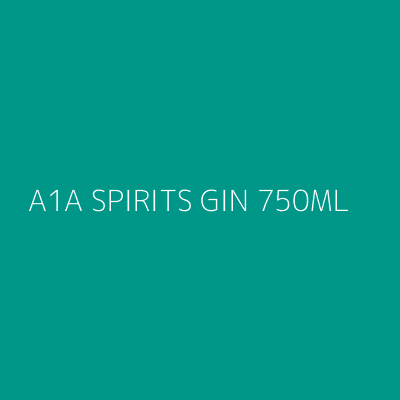 Product A1A SPIRITS GIN 750ML