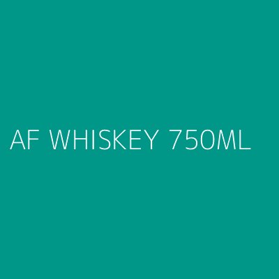Product AF WHISKEY 750ML