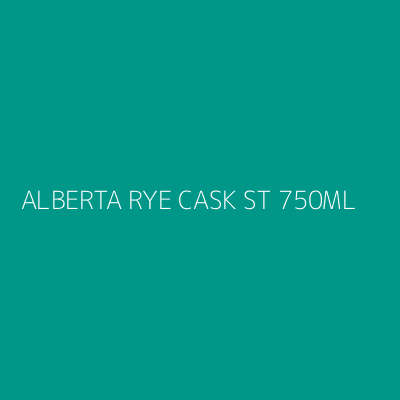 Product ALBERTA RYE CASK ST 750ML