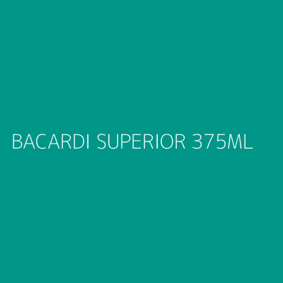 Product BACARDI SUPERIOR 375ML