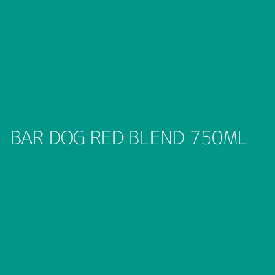 Product BAR DOG RED BLEND 750ML