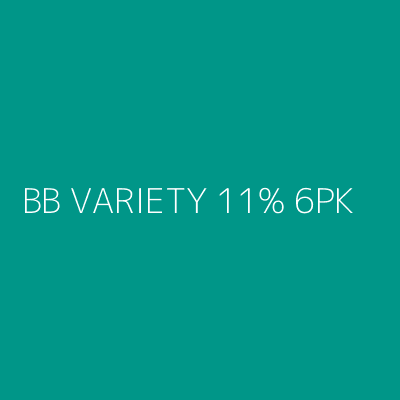 Product BB VARIETY 11% 6PK