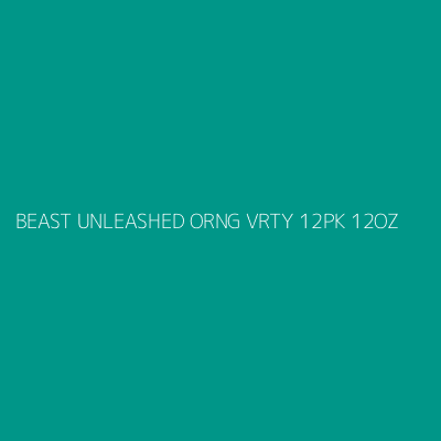 Product BEAST UNLEASHED ORNG VRTY 12PK 12OZ