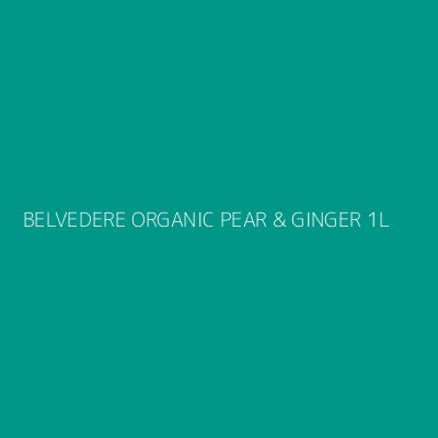 Product BELVEDERE ORGANIC PEAR & GINGER 1L