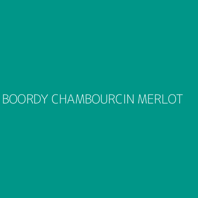 Product BOORDY CHAMBOURCIN MERLOT