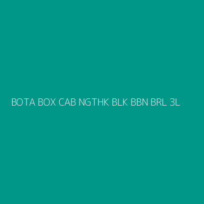 Product BOTA BOX CAB NGTHK BLK BBN BRL 3L