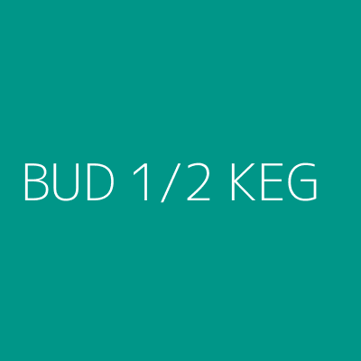 Product BUD 1/2 KEG