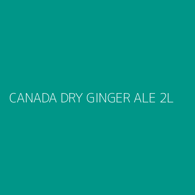 Product CANADA DRY GINGER ALE 2L