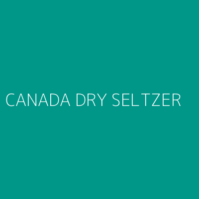 Product CANADA DRY SELTZER