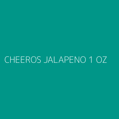 Product CHEEROS JALAPENO 1 OZ