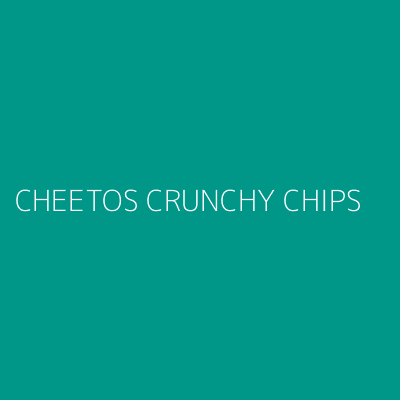 Product CHEETOS CRUNCHY CHIPS