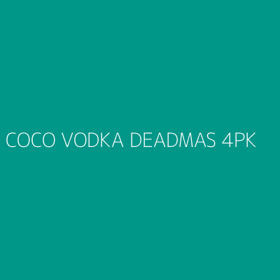 Product COCO VODKA DEADMAS 4PK