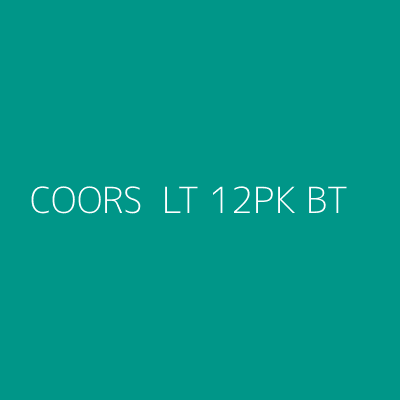 Product COORS  LT 12PK BT