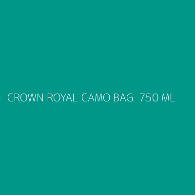 Product CROWN ROYAL CAMO BAG  750 ML