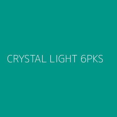 Product CRYSTAL LIGHT 6PKS