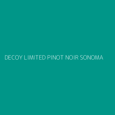 Product DECOY LIMITED PINOT NOIR SONOMA