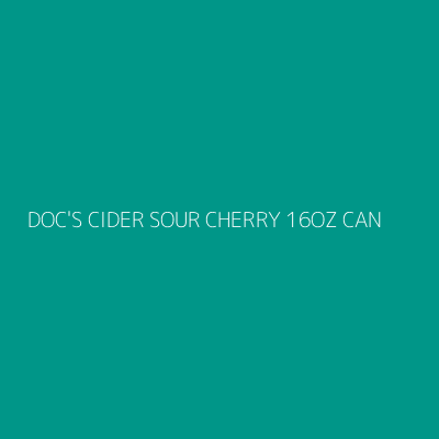 Product DOC'S CIDER SOUR CHERRY 16OZ CAN 