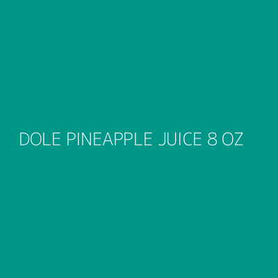 Product DOLE PINEAPPLE JUICE 8 OZ