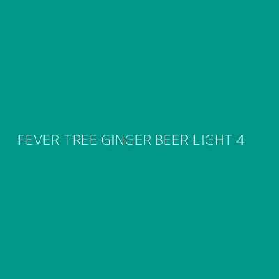 Product FEVER TREE GINGER BEER LIGHT 4