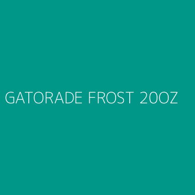 Product GATORADE FROST 20OZ