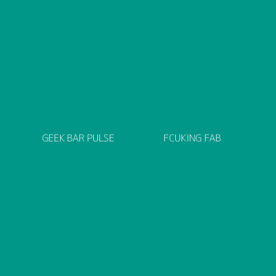 Product GEEK BAR PULSE                    FCUKING FAB