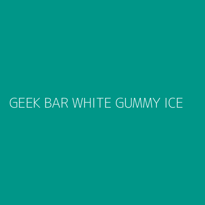 Product GEEK BAR WHITE GUMMY ICE