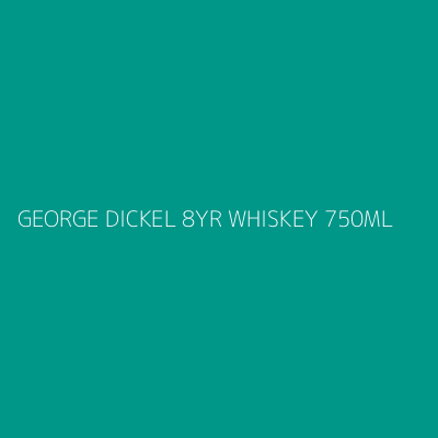 Product GEORGE DICKEL 8YR WHISKEY 750ML