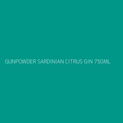 Product GUNPOWDER SARDINIAN CITRUS GIN 750ML