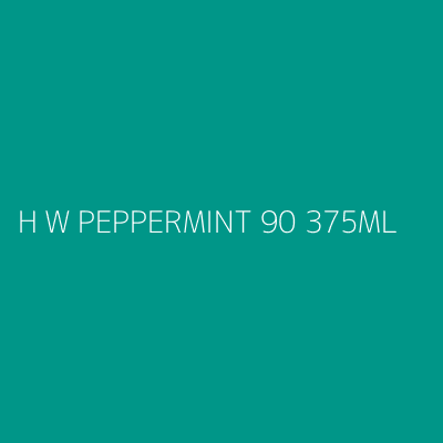 Product H W PEPPERMINT 90 375ML