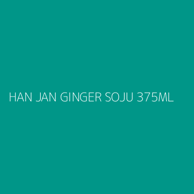 Product HAN JAN GINGER SOJU 375ML