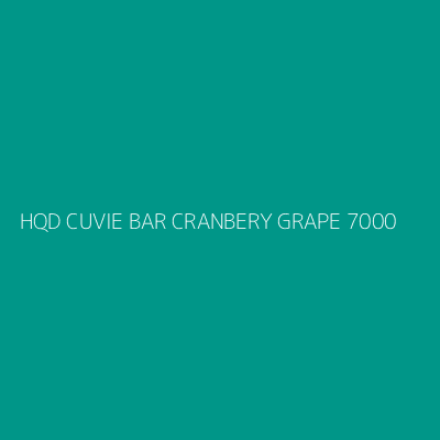 Product HQD CUVIE BAR CRANBERY GRAPE 7000