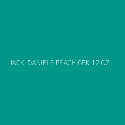 Product JACK  DANIELS PEACH 6PK 12 OZ