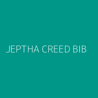 Product JEPTHA CREED BIB