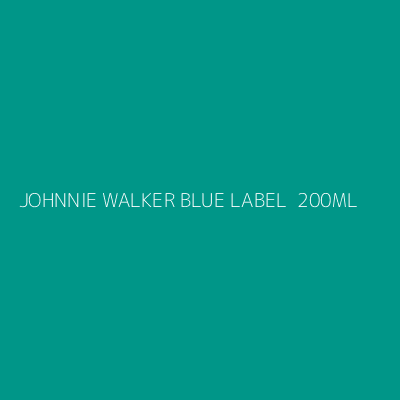 Product JOHNNIE WALKER BLUE LABEL  200ML