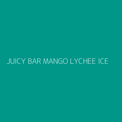 Product JUICY BAR MANGO LYCHEE ICE