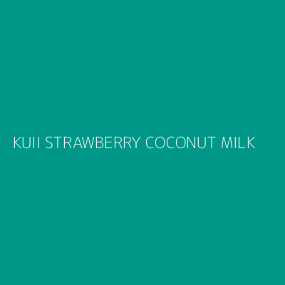 Product KUII STRAWBERRY COCONUT MILK