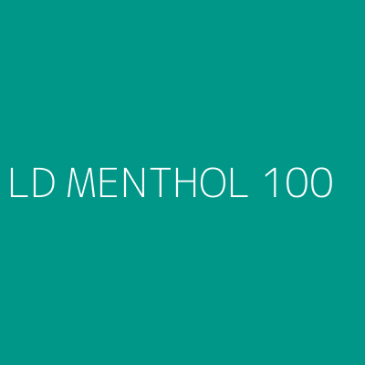 Product LD MENTHOL 100