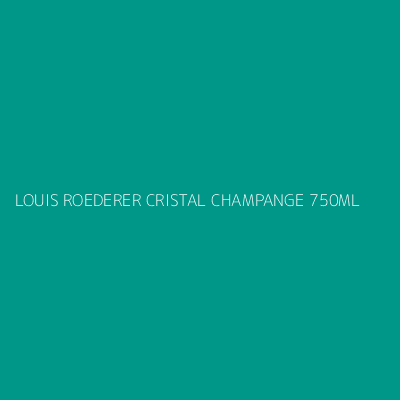 Product LOUIS ROEDERER CRISTAL CHAMPANGE 750ML